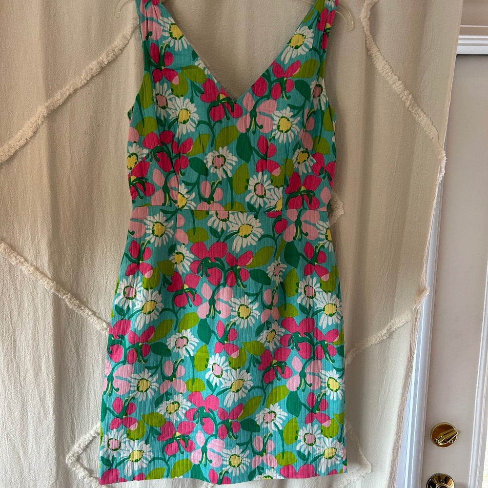 Lily Pulitzer Sleeveless cotton dress size 8.excellent condition